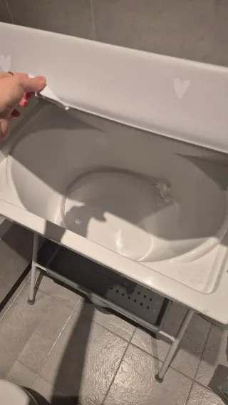 Bañera cambiador plegable Plastimyr