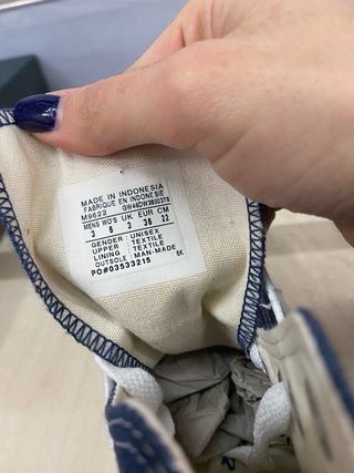 Converse All Star Azul Marino Talla 35.