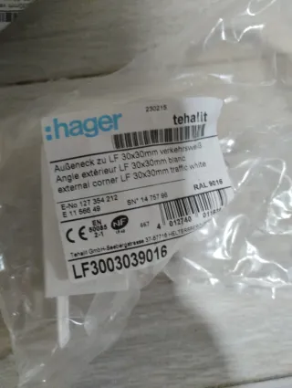 Codos para canaleta 30x30