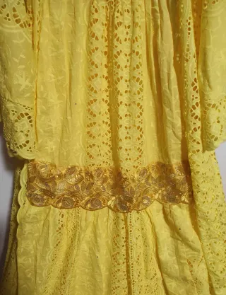 Vestido Novia Mexicana Dorado