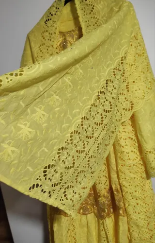 Vestido Novia Mexicana Dorado