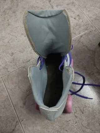 Patines Artísticos Edea Blancos con Cordones Azule