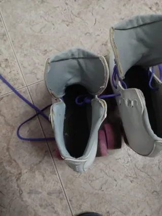 Patines Artísticos Edea Blancos con Cordones Azule