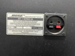 Altavoces Bose Negros