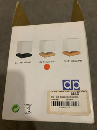 Luminária de Mesa S. M. JULY NATURAL