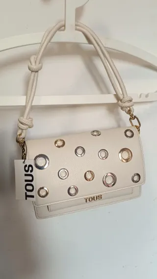 Bolso Tous Beige y Dorado