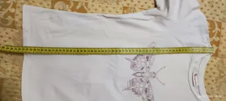 T-shirt bambina maniche lunghe con farfalla