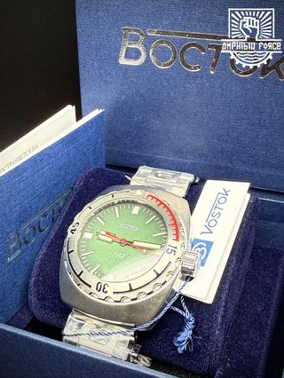 Vostok Amphibia 1967 Cristal de zafiro A estrenar!
