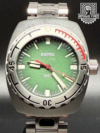 Vostok Amphibia 1967 Cristal de zafiro A estrenar!