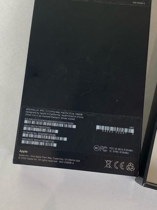 Caja iPhone 12 Pro Max 256GB