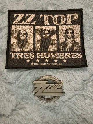 Patch ZZ Top Tres Hombres Pin Pack