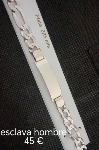 Esclava Plata 925 Hombre