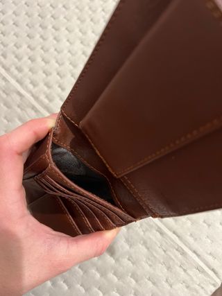 Portafoglio uomo marrone