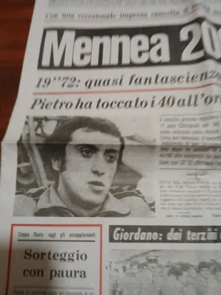 Corriere dello Sport - Mennea 200 storici ristampa