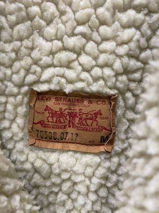 Chaqueta Levi's borrego azul