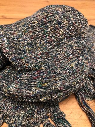 Sciarpa donna con frange