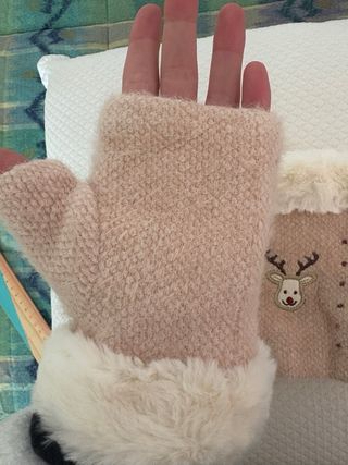 Guanti senza dita Ovs con renna