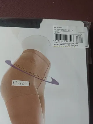 Janira Panty Maxilastic Talla XL Negro