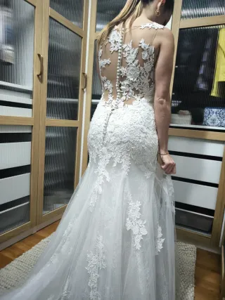 Vestido de Novia Aire Barcelona Talla 34-36