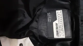 Cazadora cuero Talla XS bicolor