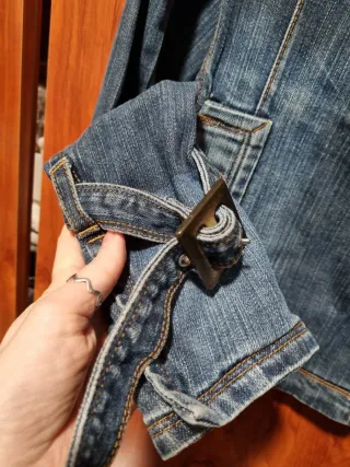 Cazadora vaquera Blanco Jeans Talla XS