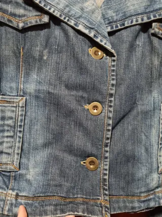 Cazadora vaquera Blanco Jeans Talla XS