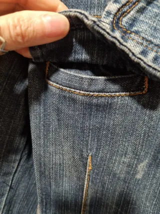 Cazadora vaquera Blanco Jeans Talla XS