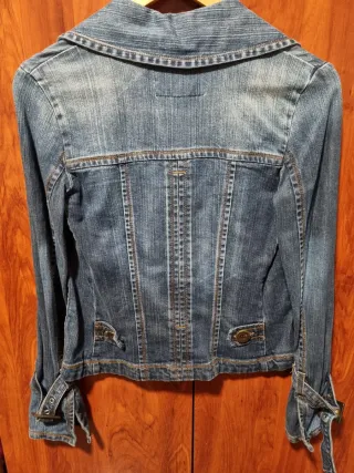 Cazadora vaquera Blanco Jeans Talla XS