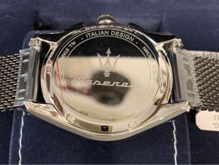 Orologio Maserati Uomo Cronografo Nero Argento
