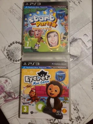 Lote Juegos PS3: Sports Champions, EyePet, Wonderb