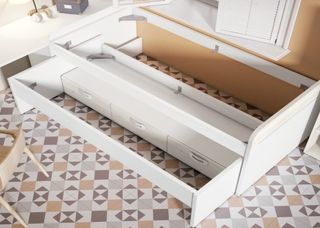 Cama nido con 3 cajones