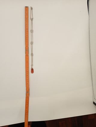 Collar de ágata roja