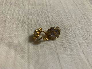 Pendientes Swarovski Flor