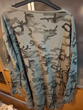 Sudadera vestido camuflaje