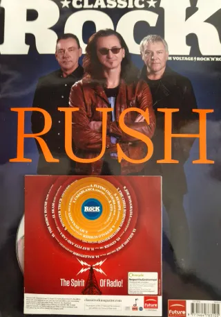 Classic rock ed inglesa esp Rush CD+libreto