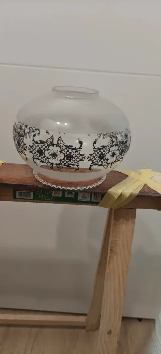 Conjunto 5 tulipas lámpara vintage