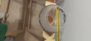 Conjunto 5 tulipas lámpara vintage