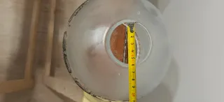 Conjunto 5 tulipas lámpara vintage