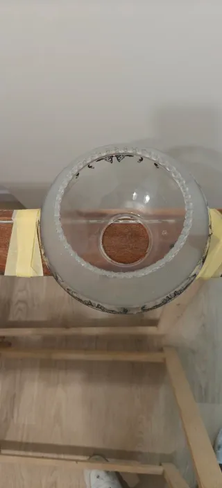 Conjunto 5 tulipas lámpara vintage