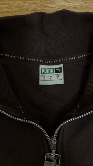 Sudadera Puma Cuello Alto Marrón