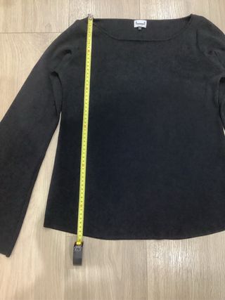 Jersey Adolfo Domínguez Negro Manga Campana