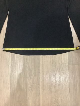 Jersey Adolfo Domínguez Negro Manga Campana