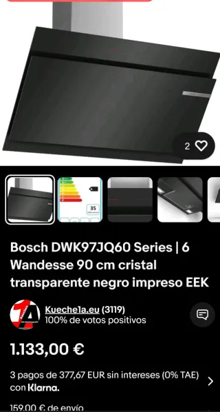 Campana extractora Bosch alta gama