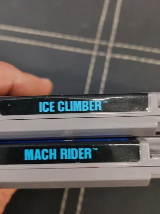 Juegos Nintendo NES Ice Climber y Mach Rider