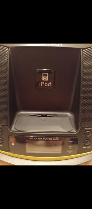 Radio CD USB iPod MP3 Sunstech Negra