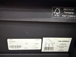 Botín Karl Lagerfeld Negro Hombre