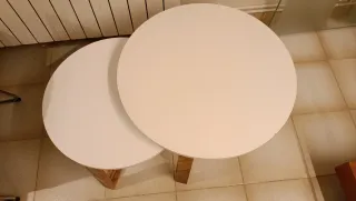 Mesas Nido Redondas Madera