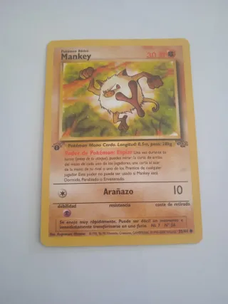 Carta Pokémon Mankey