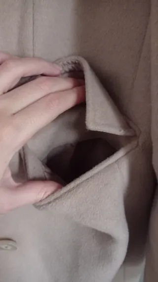 Abrigo La Redoute color beige