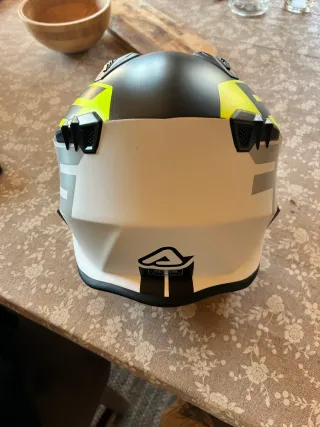 Casco Acerbis Jet Aria Negro y Amarillo